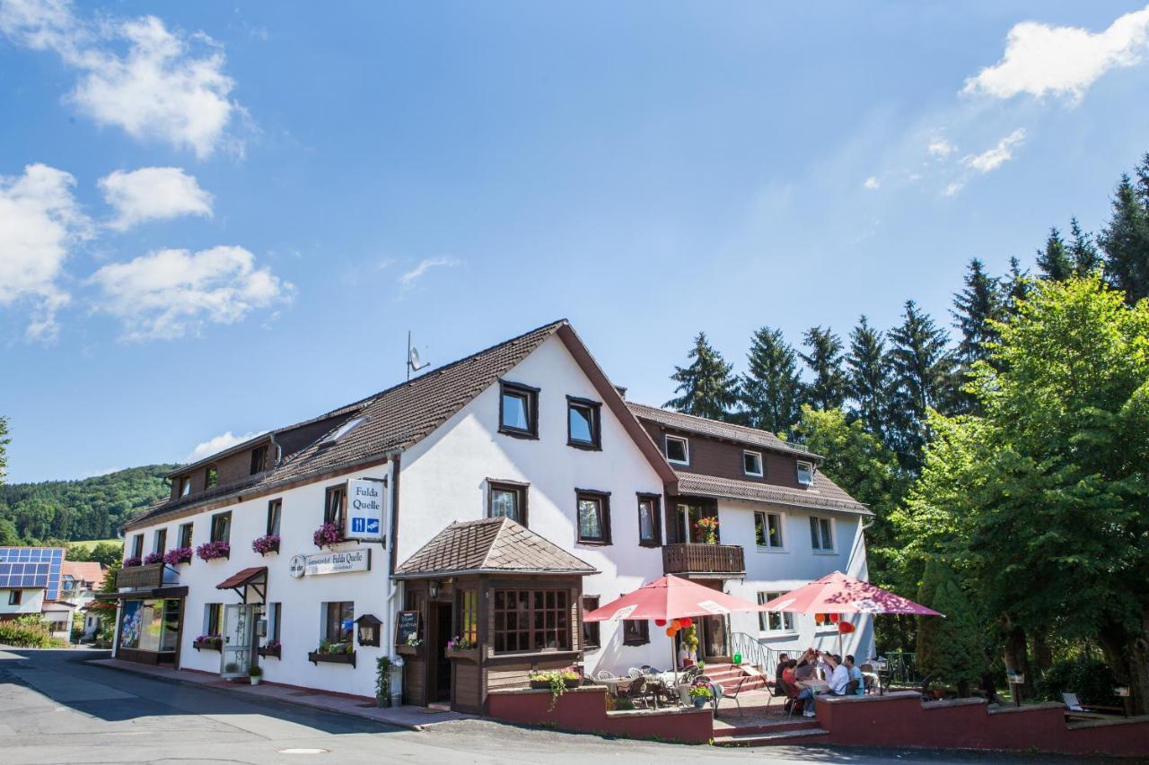 Hotel Berghof Wasserkuppe & Gaestehaus Fuldaquelle Gersfeld Exterior photo