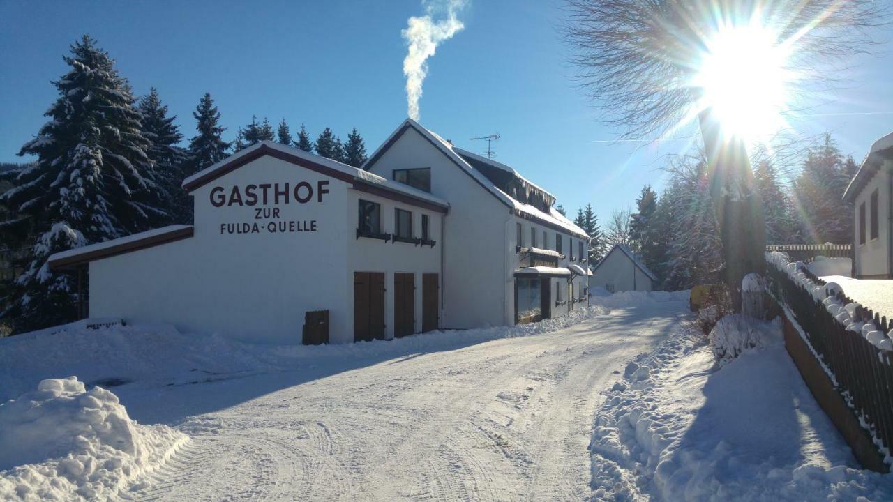 Hotel Berghof Wasserkuppe & Gaestehaus Fuldaquelle Gersfeld Exterior photo